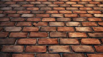 Close Up View of Brick Sidewalk photo
