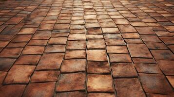 Close Up View of Brick Floor photo