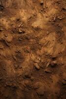 Close-Up of Dirt Surface With Rocks photo