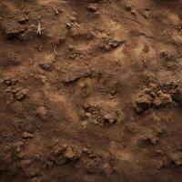 Close Up of Dirt Field With Patch photo