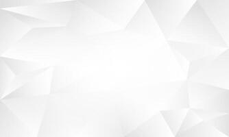 elegant white glowing polygon pattern background vector