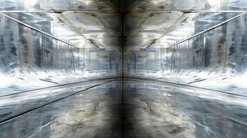 Abstract Photo of a Tunnel in a Building