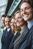Diverse Group of People Standing Together photo