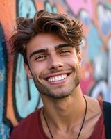 Smiling Man With Beard photo