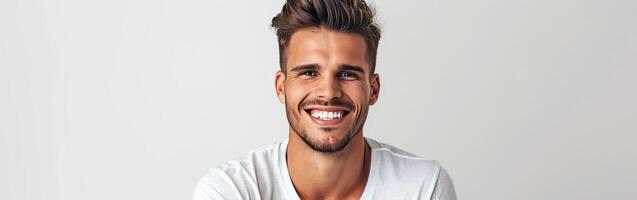 Smiling Man With Mohawk photo