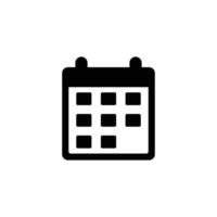 A simple calendar icon. Schedules and events. vector