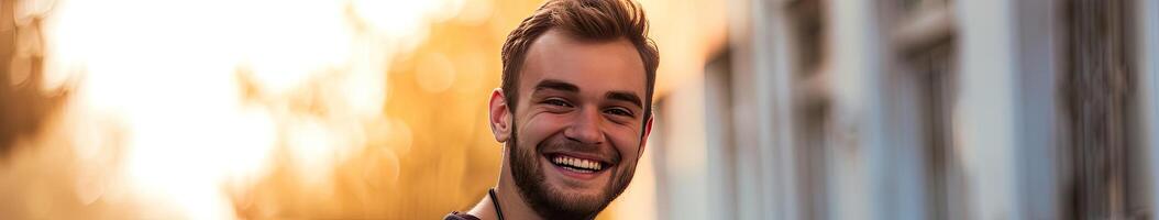 Smiling Man With Goatee photo