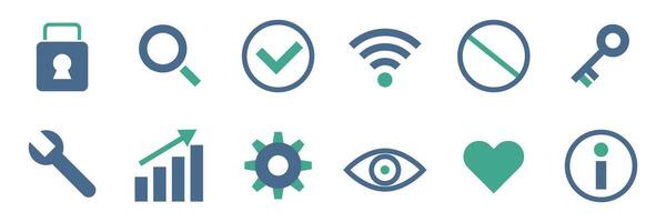 Web icon set vector