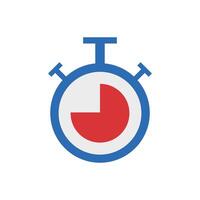 Modern timer icon vector