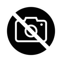 Prohibition No photo sign vector