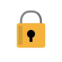 Security icon. Padlock, lock. vector