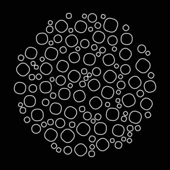 set of minimal backgrounds with organic abstract shapes and sample text in pastel colors vector