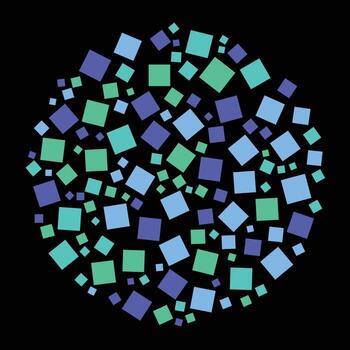 set of minimal backgrounds with organic abstract shapes and sample text in pastel colors vector