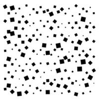 black white pattern with square random size vector