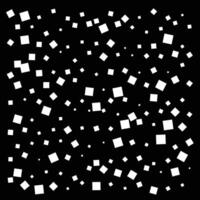 black white pattern with square random size vector