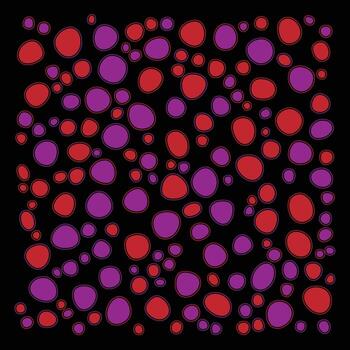 set of minimal backgrounds with organic abstract shapes and sample text in pastel colors vector