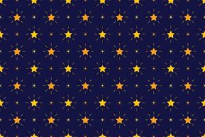 a pattern with stars on a dark blue background vector