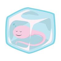 sperm and egg freezing for fertilization in future vector