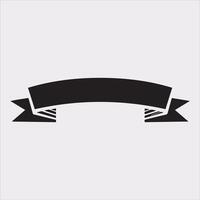 label ribbon icon silhouette on white background vector