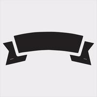 label ribbon icon silhouette on white background vector