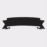 label ribbon icon silhouette on white background vector