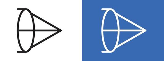 convex icon logo sign set outline vector
