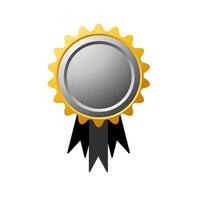 Custom guarantee badge icon for illustrator and graphic designer vector