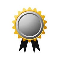 Custom guarantee badge icon for illustrator and graphic designer vector