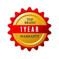 Custom guarantee badge icon for illustrator and graphic designer vector