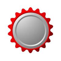Custom guarantee badge icon for illustrator and graphic designer vector