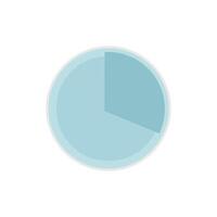Pie chart or statistic chart or infographic symbol icon vector