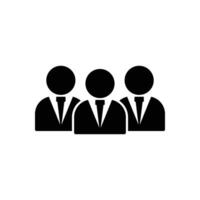 Group of people or group of users friends flat icon for apps and websites vector
