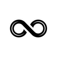 Infinity Icon for Graphic Design Projects vector