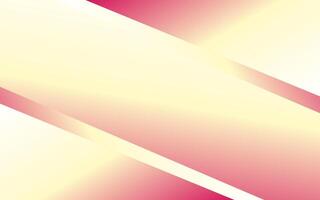 Minimal geometric background. Yellow and red elements with gradient. vector