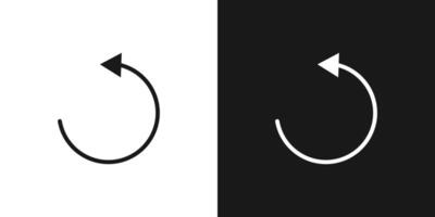 Circle arrows icon. Round reload sign, repeat icon, rotate arrow symbol, illustration vector