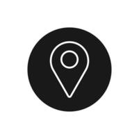 Pointer pin map location icon symbol vector