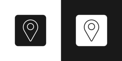 Pointer pin map location icon symbol vector