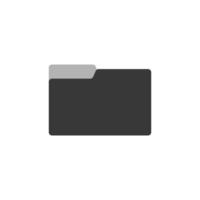 Empty document file monochrome color design illustration vector