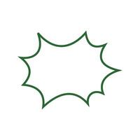 Speech bubble icon. Chat bubble illustration on white background for graphic and web design. vector