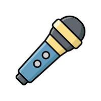 microphone icon design template simple and clean vector