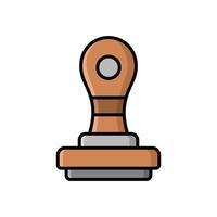 stamp icon design template simple and clean vector