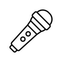 microphone icon design template simple and clean vector