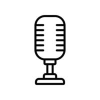microphone icon design template simple and clean vector