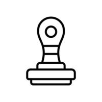 stamp icon design template simple and clean vector