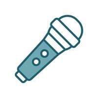 microphone icon design template simple and clean vector