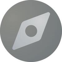compas icon, location, search in , illustration, gradient, flat color for web, design, and interface vector