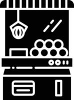 Toy Machine solid glyph illustration vector