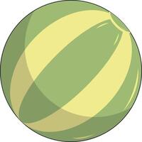 Cute Summer Beach Illustration. Isolated Clipart in Cartoon Design. vector