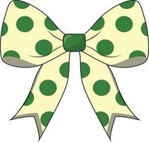 Happy St. Patrick's Day Sticker. with Trendy Cartoon Design. vector