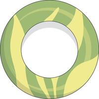 Cute Summer Beach Illustration. Isolated Clipart in Cartoon Design. vector